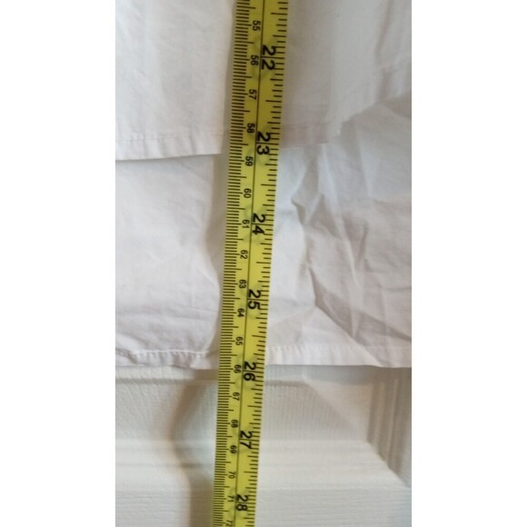 Vince Camuto white floral embroidered button down blouse - Picture 5 of 6